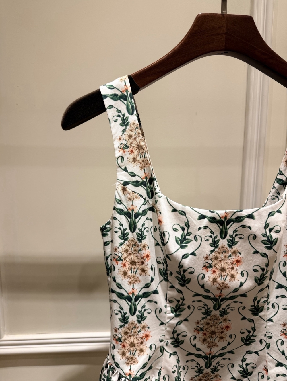 AGUA BY AGUA BENDITA Pluma floral corset cotton dress - Picture 7 of 14